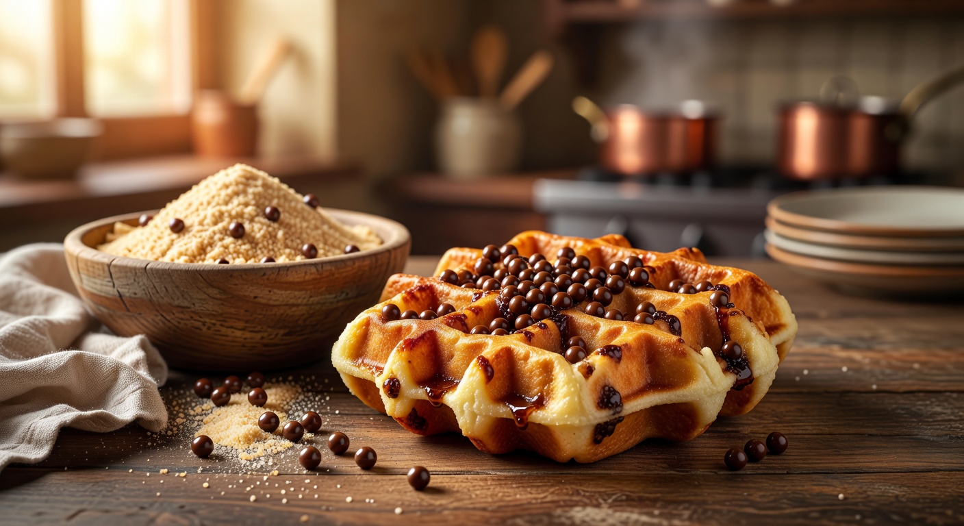 Belgian Waffle Mix with Chocolate