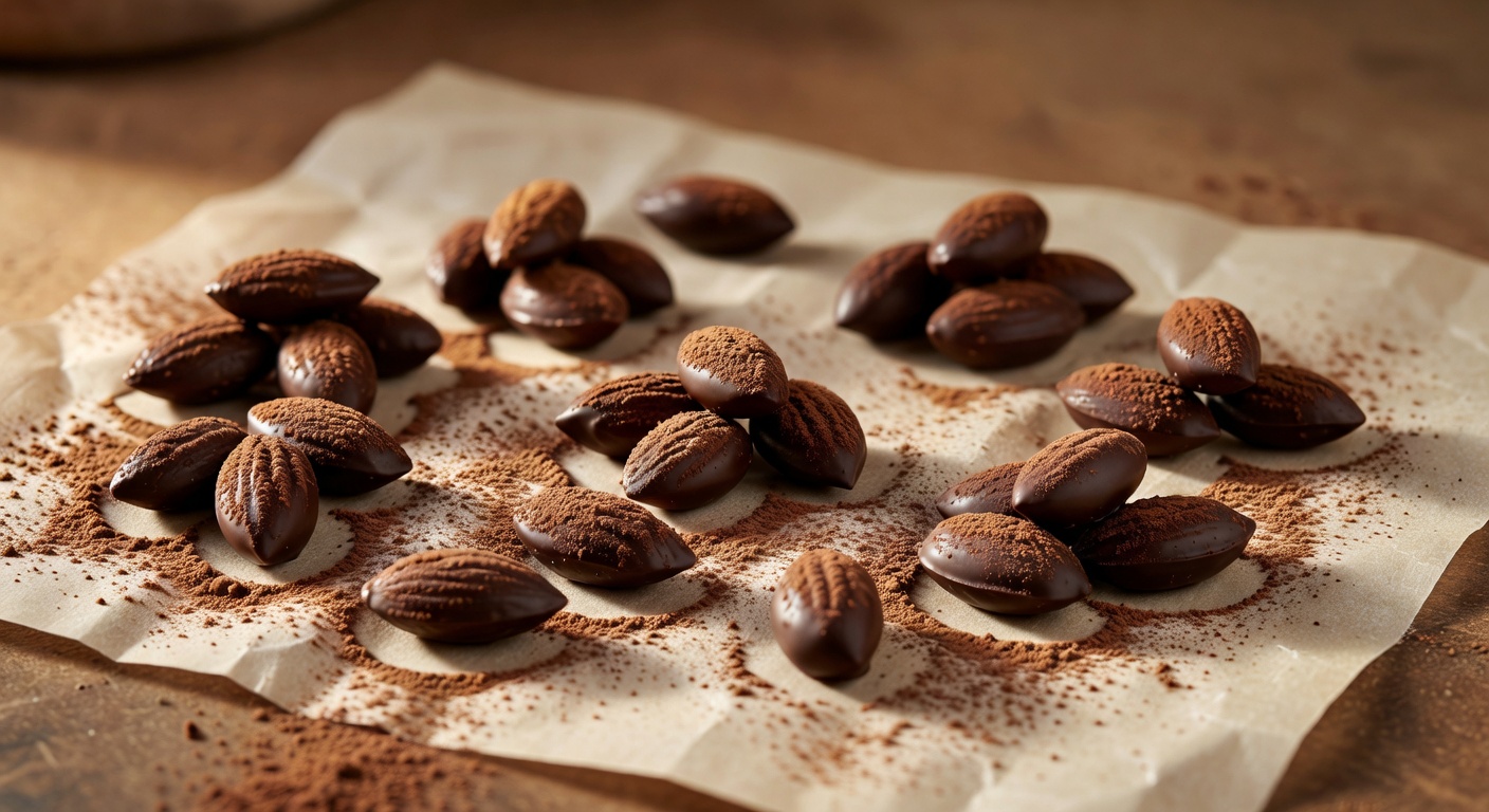 Cocoa Dusted Almonds