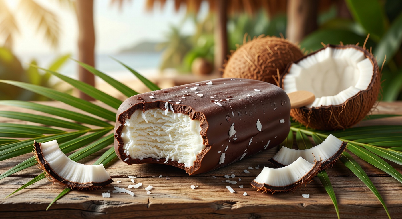 Coconut & Dark Chocolate Frozen Bar