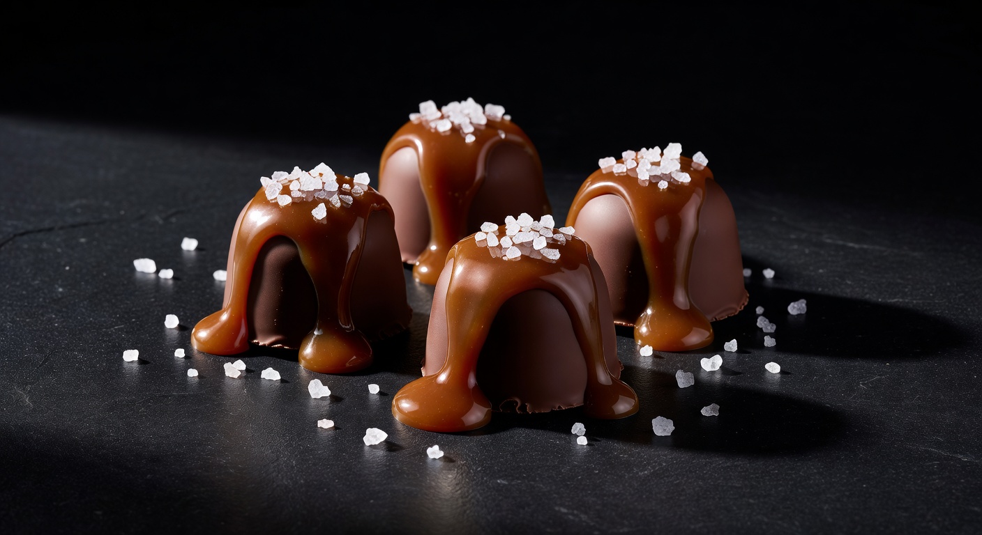 Salted Caramel Pralines