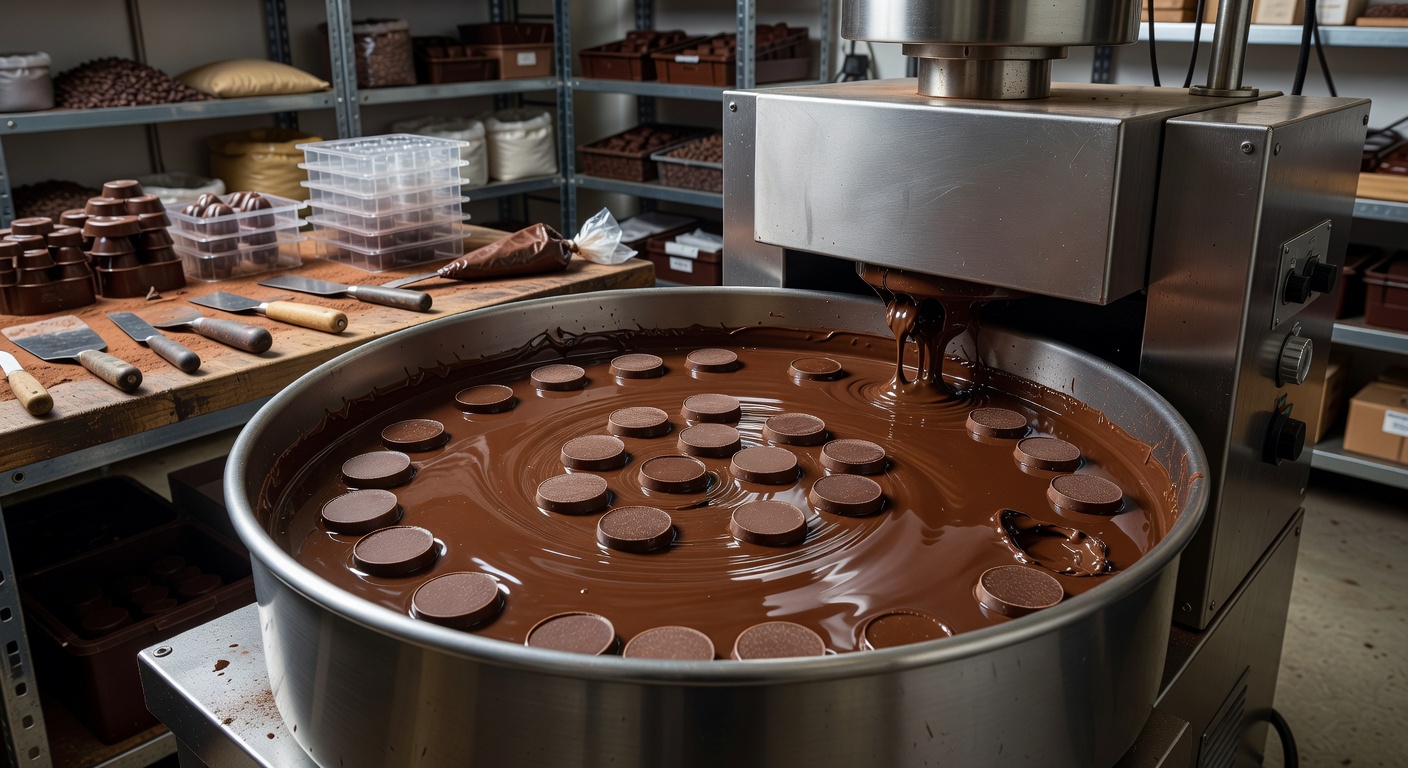 Tempering Chocolate Discs